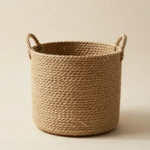Woven Cotton Storage Basket