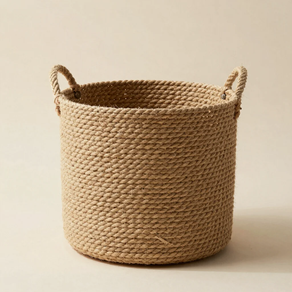 Woven Cotton Storage Basket