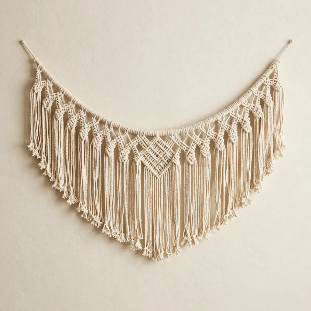 Botanical Knot Macrame Garland