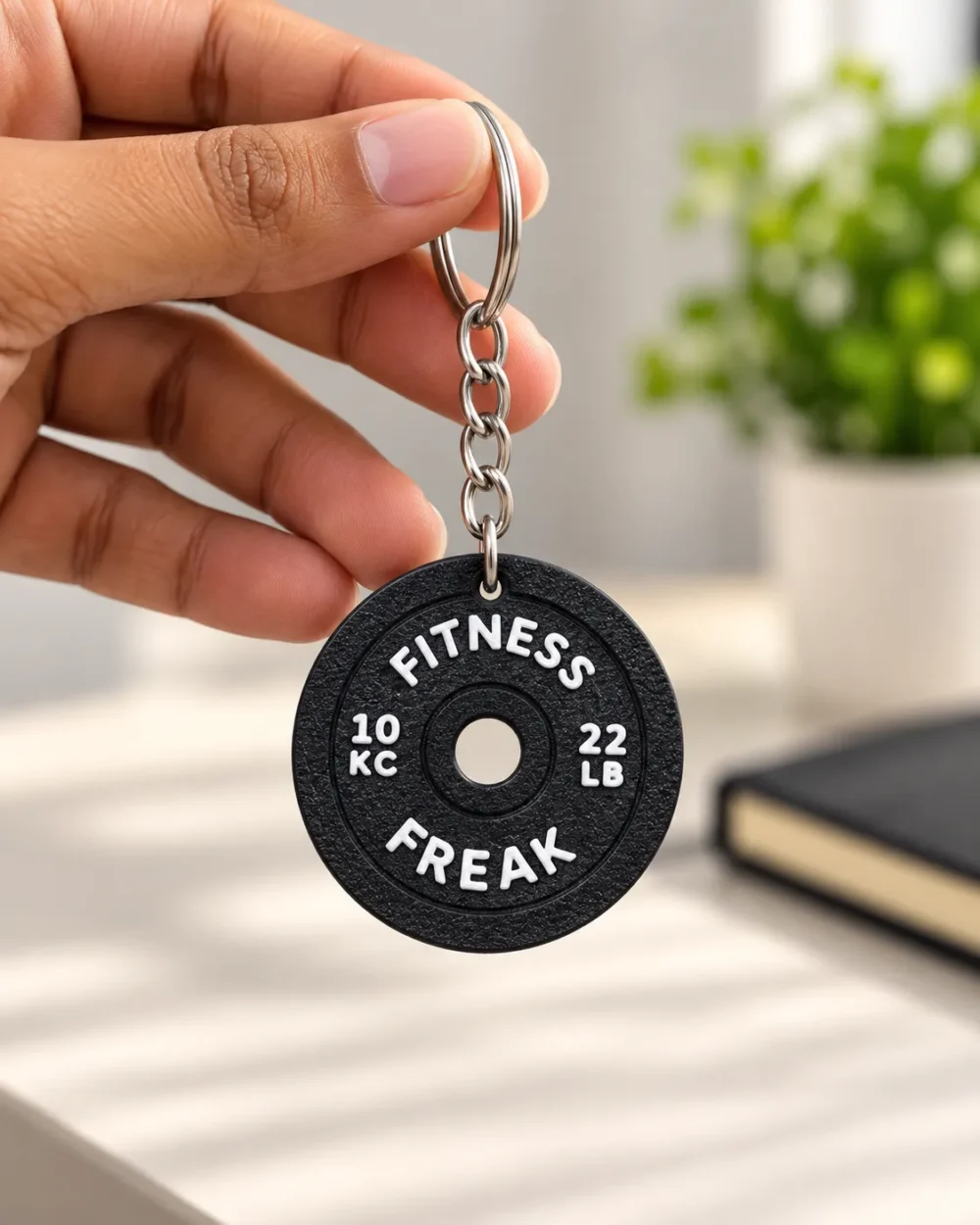 Fitness Freak - Mini Weight Plate Keychain